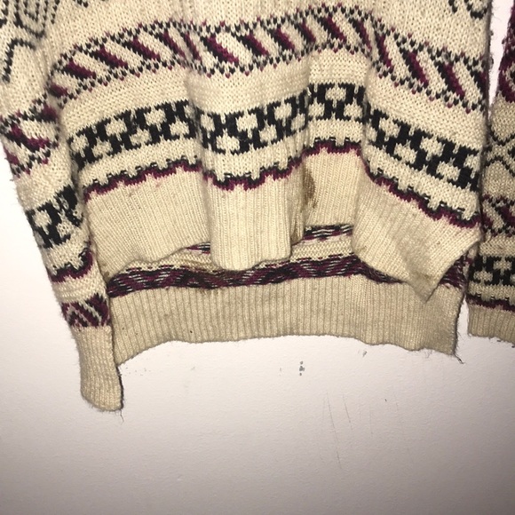 Red, Black And Tan Winter Sweater - Picture 3 of 3